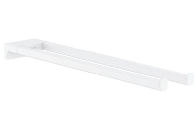 AddStoris Towel Holder Twin-handle Matt White 445mm