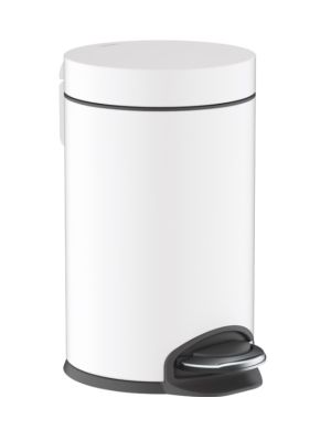 AddStoris Pedal Bin Matt White