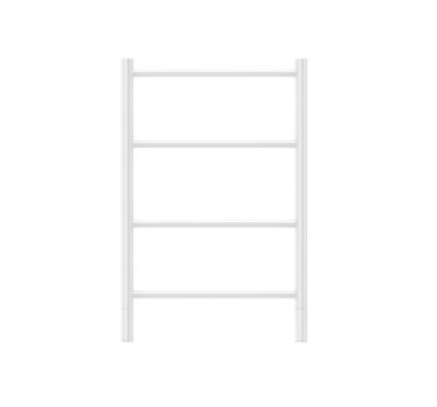Spartan I 520 Straight Heated Rail Gloss White Left Electric Point 