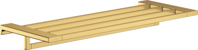 AddStoris Towel Rack W/Towel Hold.Polished Gold Optic