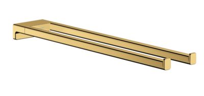 AddStoris Towel Holder Twin-hand. Polished Gold Optic