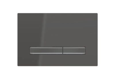 Sigma50 Actuator Plate For Dual Flush Metal Black Chrome