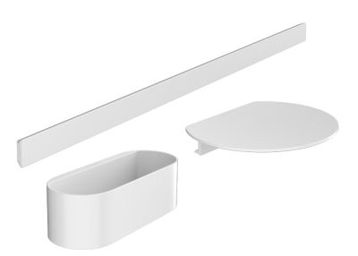 WallStoris Bathtub Bundle Matt White