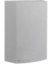Ticra Slimline Wallbin Stell White
