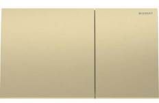 Sigma70 Actuator Plate Dual Flush Brushed Brass