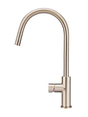 Retractable Round Pinless Kitchen Mixer Champagne 