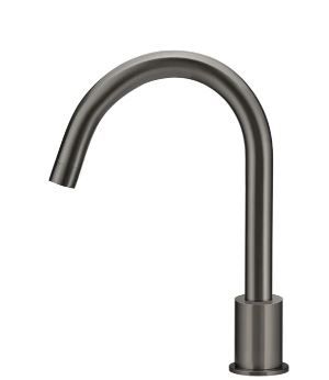 Deck Round Mounted Bath Spout Gun Metal 