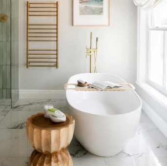 Taylor Freestanding Bath Matt White 1625x780x525mm