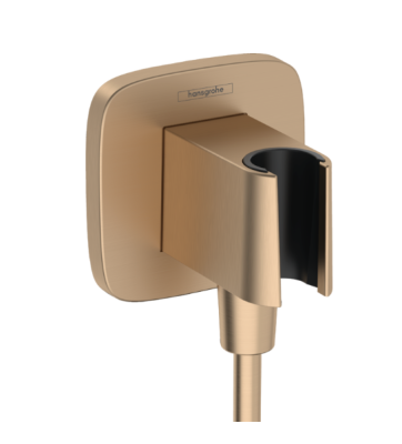 FixFit Q Wall Outlet with Shower Holder Brushed Bronze