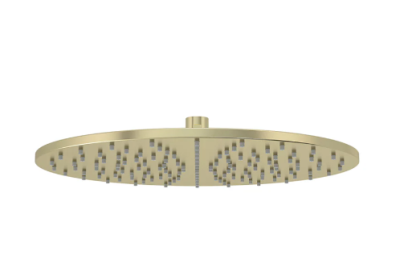 Meir Round Shower Rose 300mm - Tiger Bronze