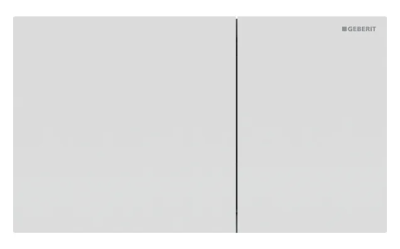 Geberit Sigma70 Actuator Plate for Dual Flush White Matt