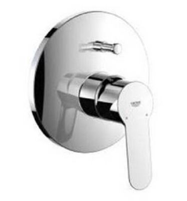 Bau Edge Bath Diverter Mixer Concealed