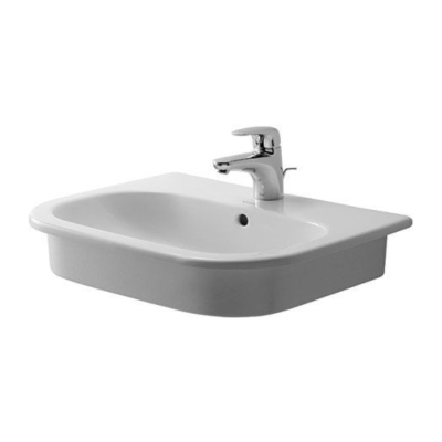 D-Code Drop In Vanity Wash Basin White  545 X 435 mm