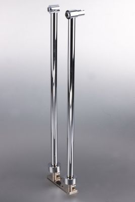 Stand Pipes Set Chrome HS Bracket
