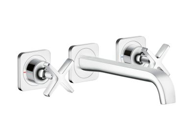 Citterio E 3-H.Basin Mixer Wall M.Chr