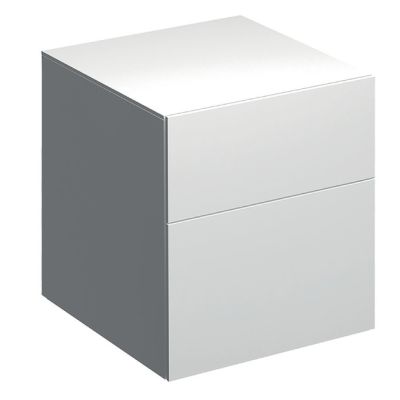 Xeno2 Low Cabinet 2 Drawers WM White