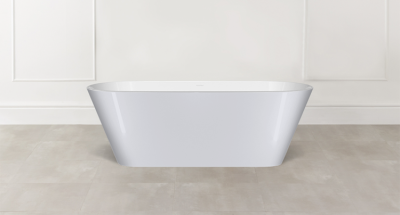 Vetralla 2 FreestandingBath Polished White  1650x727x550mm