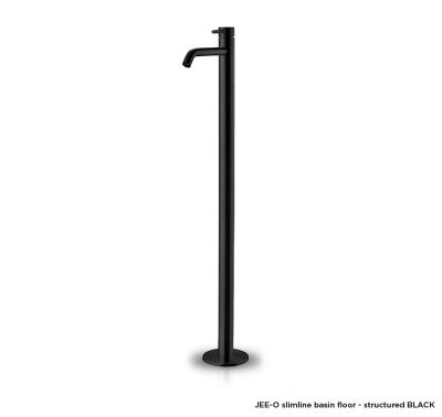 Jee-O Slimline F/Standing Countertop Basin Pearl WhiteMixerBLK