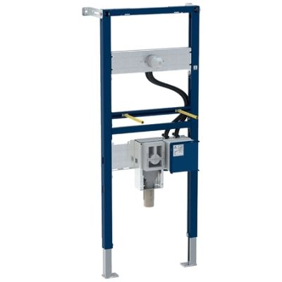 Duofix element for washbasin, 130 cm, electronic wall-mounted tap with concealed function box, with 