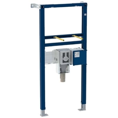 Duofix element for washbasin, 112 cm, electronic deck-mounted tap with concealed function box, with 