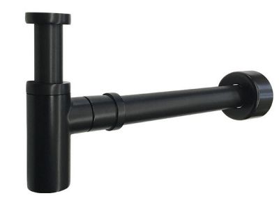 Round Bottle Trap - Matte Black