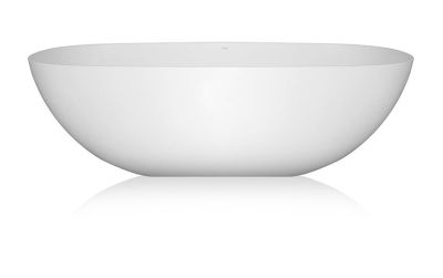 Chloe Freestanding Bath Matt Black 1590x735x510mm