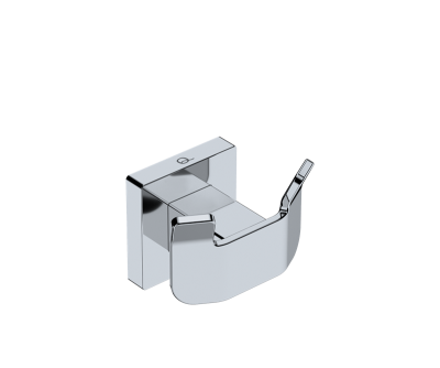 Elemental Robe Hook Double Chrome