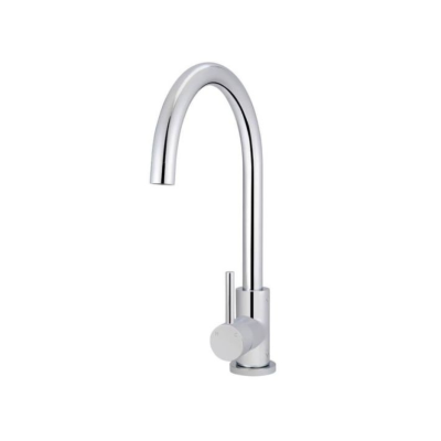 Round Kitchen Mixer Tap - Polished Chrome