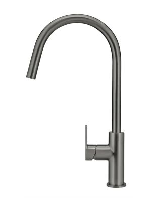 Retractable Round Paddle Kitchen Mixer Gun Metal 