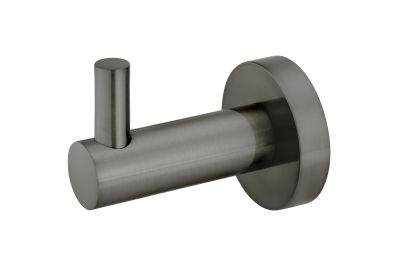 Round Robe Hook Gun Metal 