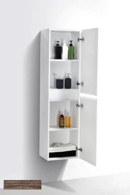Milan Side 1500 Silver Oak Cabinet  