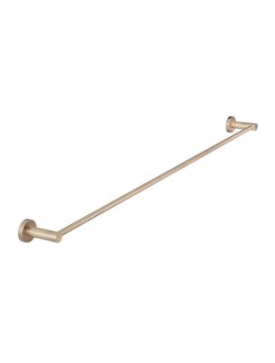 Champagne Round Single Towel Rail 600mm