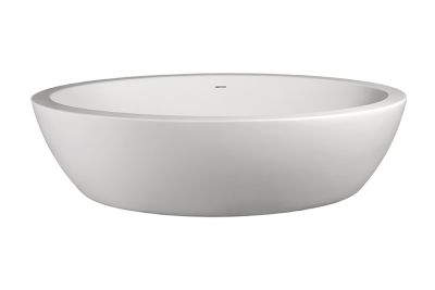 Palm Freestanding Bath Polished White 1905x1260x540mm