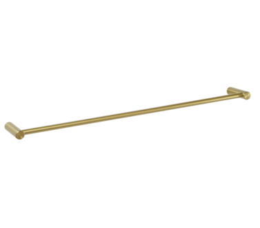 Accessories 88 Brushed Brass Single Towel Rail 600mm