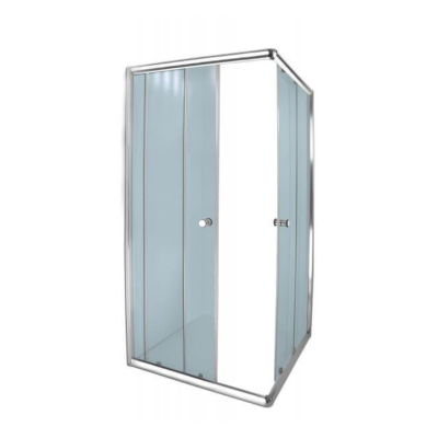 Aqua Lux Chrome Corner 880x880x1850