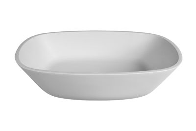 Vivian Countertop Basin Polished White 520x320x125mm
