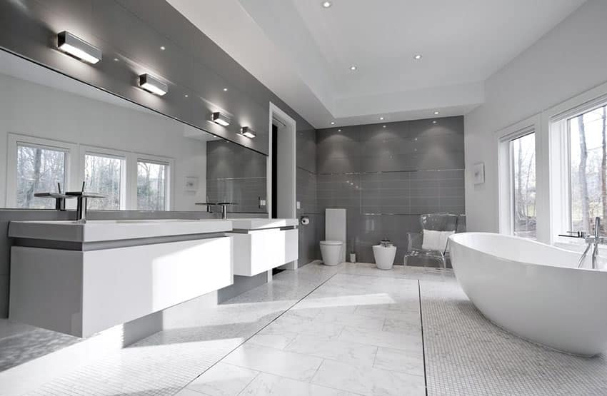 Beauty of the modern bathroom
